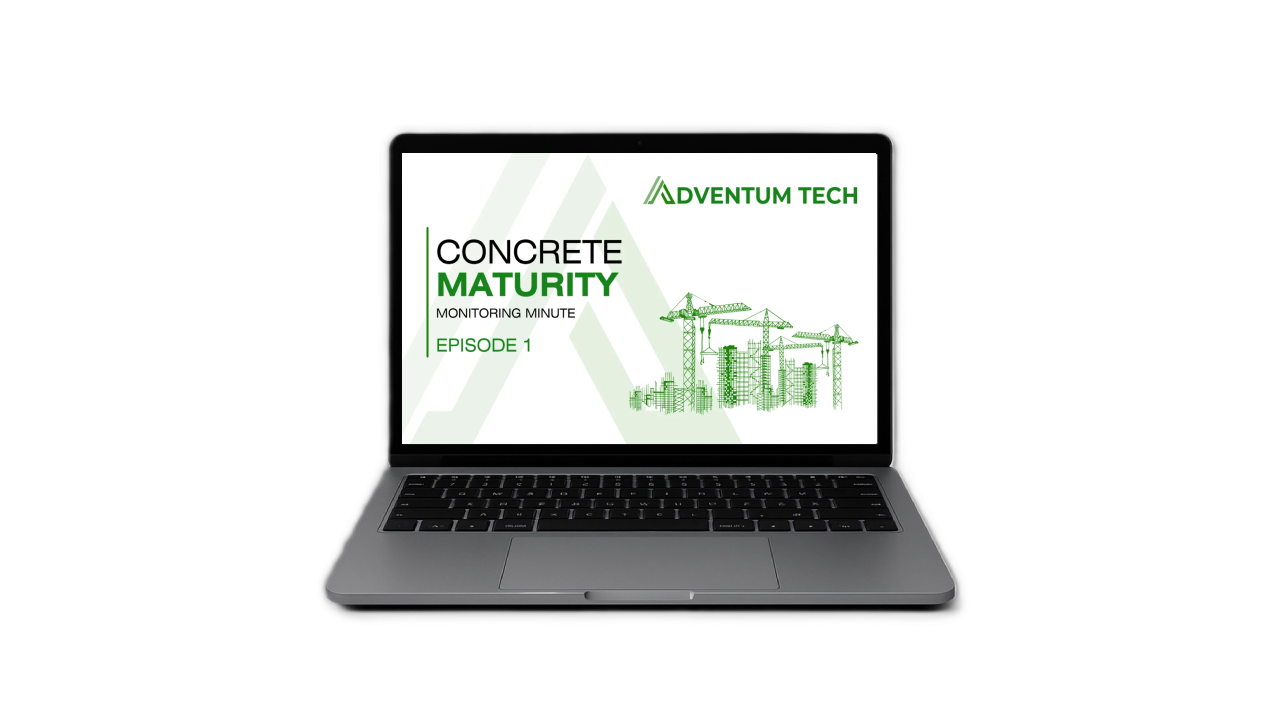 Image of a laptop on it with the Adventum Tech The monitoring minute on a screen